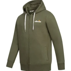 Hombre ellesse Chaquetas^Klemerio Full Zip Hombre Sudadera con cremallera y capucha SOP23857-Caqui