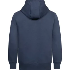 Hombre ellesse Chaquetas^Klemerio Full Zip Hombre Sudadera con cremallera y capucha SOP23857-Marino