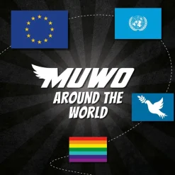 MUWO Otros Accesorios^Europa "Around the World" Bandera 90x150cm