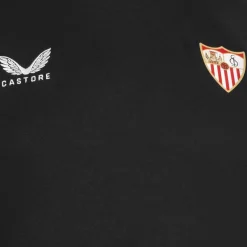 CASTORE Tienda Para Aficionados^FC Sevilla Hombre Camiseta de tercera equipación TM1911-NEGRO
