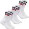 Mujer FILA Multipacks|Calcetines^Unisex Calcetines de deporte "Falk" 3 pares blanco FS24T001-100-Blanco