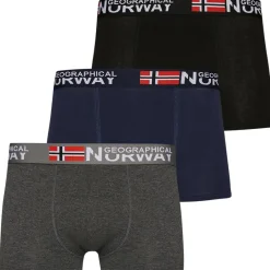 Hombre Geographical Norway Multipacks|Ropa Interior^Hombre Calzoncillos bóxer Pack de 3 Pack-3-Tricolor