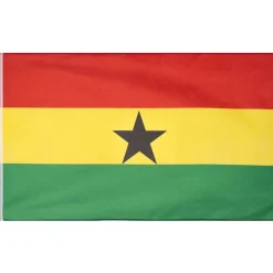 MUWO Otros Accesorios|Tienda Para Aficionados^Ghana Bandera "Nations Together" 90 x 150 cm