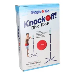 Giggle N Go Game & Fun^Knock Off Frisbee Juego de lanzamiento Conjunto 129 cm 493455
