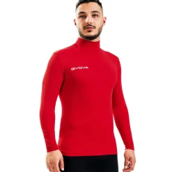 Givova Running|Ropa De Fitness^Baselayer Corpus 3 Camiseta funcional de cuello alto rojo