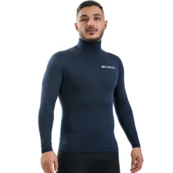 Givova Running|Ropa De Fitness^Baselayer Corpus 3 Camiseta funcional de cuello alto azul marino