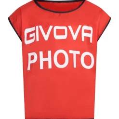 Hombre Givova Vestuario Laboral^Chaleco de seguridad prensa CT05-Rojo