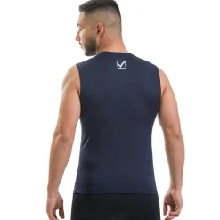 Givova Deportes De Fuerza|Ropa De Fitness^Corpus 1 Camiseta funcional sin mangas azul marino
