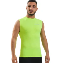 Givova Running|Deportes De Fuerza^Corpus 1 Camiseta funcional sin mangas amarillo neón
