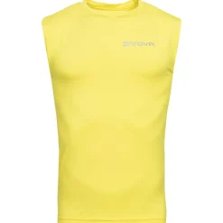 Givova Running|Deportes De Fuerza^Cuerpo 1 Camiseta funcional sin mangas amarillo
