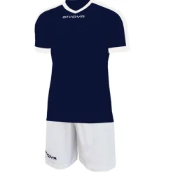 Givova Conjuntos De Fútbol|Equipaciones^Kit Revolution Camiseta de fútbol con Pantalones cortos blanco marino