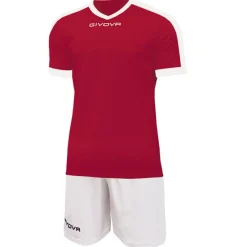 Givova Conjuntos De Fútbol|Equipaciones^Kit Revolution Camiseta de fútbol con Pantalones cortos rojo blanco