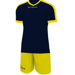 Givova Conjuntos De Fútbol|Equipaciones^Kit Revolution Camiseta de fútbol con Pantalones cortos amarillo marino