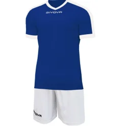 Givova Conjuntos De Fútbol|Equipaciones^Kit Revolution Camiseta de fútbol con Pantalones cortos azul blanco