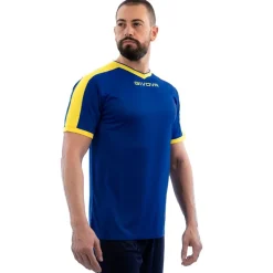 Givova Conjuntos De Fútbol|Equipaciones^Kit Revolution Camiseta de fútbol con Pantalones cortos azul amarillo
