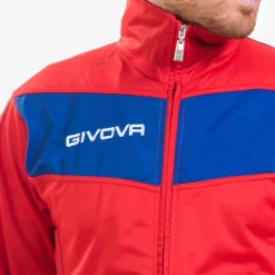 Hombre Givova Chándales|Equipaciones^Tuta Visa Chándal azul / rojo