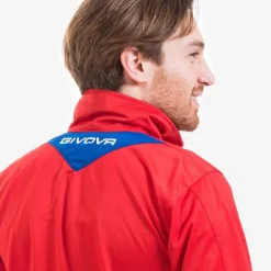 Hombre Givova Chándales|Equipaciones^Tuta Visa Chándal azul / rojo