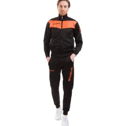 Givova Ropa Deportiva|Equipaciones^Tuta Visa Chándal negro / naranja neón
