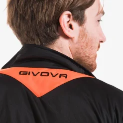 Givova Ropa Deportiva|Equipaciones^Tuta Visa Chándal negro / naranja neón