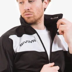 Givova Equipaciones^Tuta Visa Chándal negro / blanco
