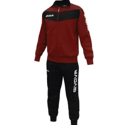 Givova Ropa Deportiva|Equipaciones^Tuta Visa Chándal rojo oscuro / negro
