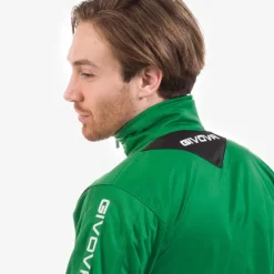 Hombre Givova Chándales|Equipaciones^Tuta Visa Chándal verde / negro