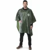 GOGLAND Outdoor|Camping^® Monsun Poncho de lluvia verde
