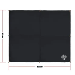 GOGLAND Outdoor|Camping^Lona de protección UV para exteriores, lona para tienda de campaña, 300 x 290 cm, negro