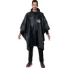 GOGLAND Outdoor|Camping^® Monsun Poncho de lluvia negro