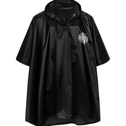 GOGLAND Outdoor|Camping^® Monsun Poncho de lluvia negro