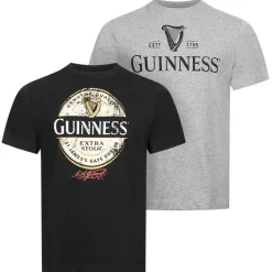 Hombre Lizenz Multipacks|Camisetas^GUINNESS Emblem Hombre Camiseta Pack de 2 POMPK220MUL