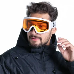 HIDETOSHI WAKASHIMA Deportes De Invierno^"Higashi" Unisex Gafas de esquí gafas de snowboard blancas