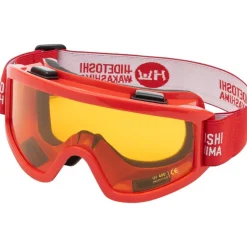 HIDETOSHI WAKASHIMA Deportes De Invierno^"Higashi" Unisex Gafas de esquí Gafas de snowboard rojas