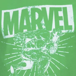 Hombre Lizenz Héroes De La Infancia|Camisetas^HULK Lift MARVEL Hombre Camiseta FBMTS307GRN