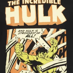 Hombre Lizenz Héroes De La Infancia|Camisetas^Hulk Marvel Rage Hombre Camiseta MAMTS039BLK