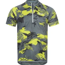 Jack Wolfskin Ciclismo^Tourer Halfzip Print Hombre Ciclismo 1/4-Zip Sudadera 1808531-8205