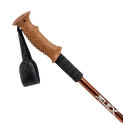 JELEX Deportes De Invierno|Outdoor^Bastones de senderismo con asas de corcho marrón