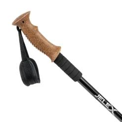 JELEX Deportes De Invierno|Outdoor^Bastones de senderismo con asas de corcho negro