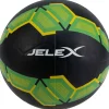 JELEX Balones De Fútbol^Bolzplatzheld Balón de fútbol de goma negro-verde