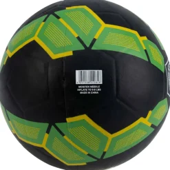 JELEX Balones De Fútbol^Bolzplatzheld Balón de fútbol de goma negro-verde