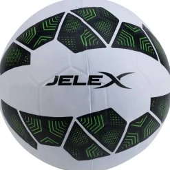 JELEX Balones De Fútbol^Bolzplatzheld Balón de fútbol de goma blanco y negro