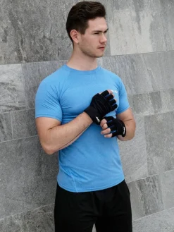 JELEX Deportes De Fuerza|Home Gym^Fit Guantes de entrenamiento acolchados negro-azul