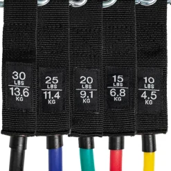 JELEX Deportes De Fuerza|Accesorios De Fitness^Fit Set Fitness Tubos de resistencia elásticos 11 piezas.