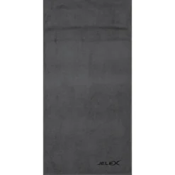 JELEX Otros Deportes|Voleibol^"100FIT" Toalla de fitness con bolsillo gris oscuro