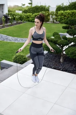 JELEX Deportes De Fuerza|Boxeo^Jump Cuerda para saltar ajustable rojo