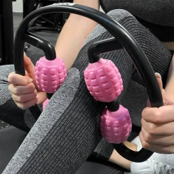 JELEX Accesorios De Fitness|Bienestar & Masaje^Massage Rodillo de masaje doble con 4 ruedas