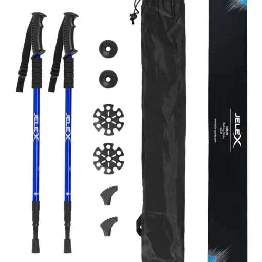 JELEX Otros Deportes|Outdoor^Nature Bastones de senderismo azul