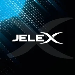 JELEX Game & Fun|Balones De Fútbol^"Neon" Luz LED Balón de fútbol negro/naranja