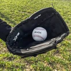 JELEX Béisbol^Safe Catch Guante de béisbol izquierdo para diestros negro