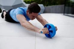 JELEX Deportes De Fuerza|Accesorios De Fitness^Sixpack Rueda abdominal Ab Wheel negro-azul